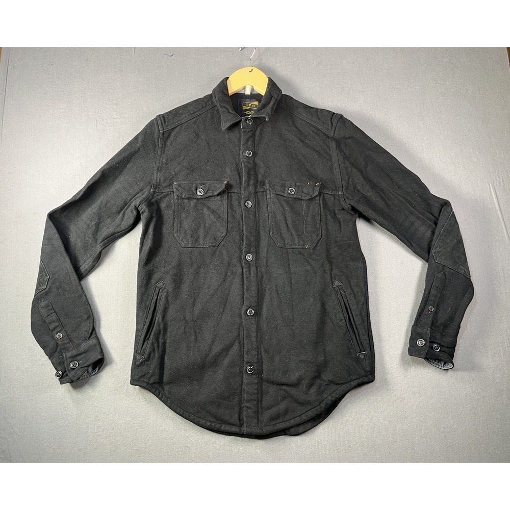 CPO Provisions Shirt Jacket Mens Sx XS Simple Practical Utility Black